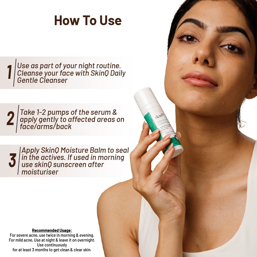 Acne & Oil Control Serum : Best Face Serum for Oily Acne-Prone Skin